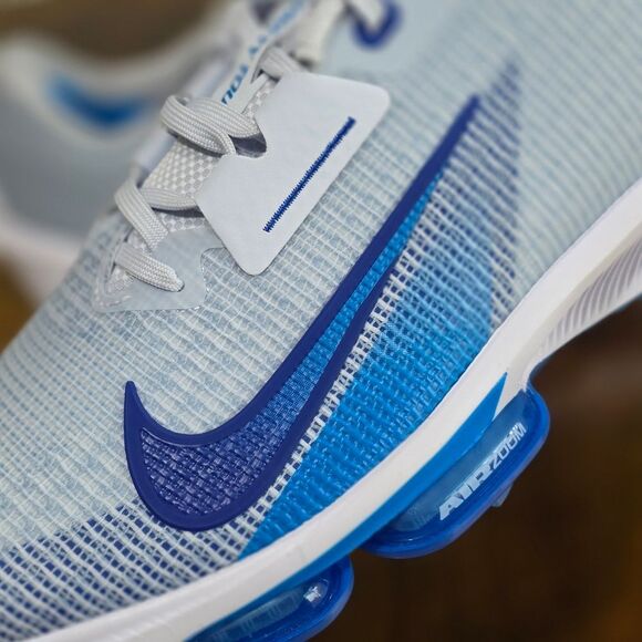 Nike Air Zoom Infinity Tour 2 Golf Shoes Men's 10.5 Grey Royal Blue FD0217-001 - Picture 10 of 16